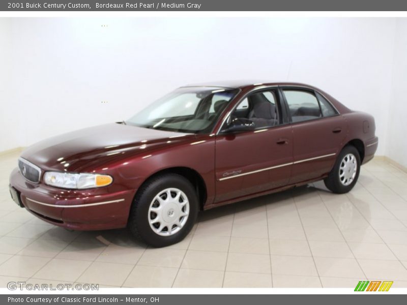 Bordeaux Red Pearl / Medium Gray 2001 Buick Century Custom