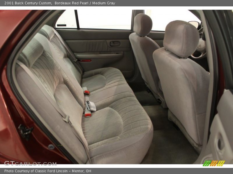 Bordeaux Red Pearl / Medium Gray 2001 Buick Century Custom