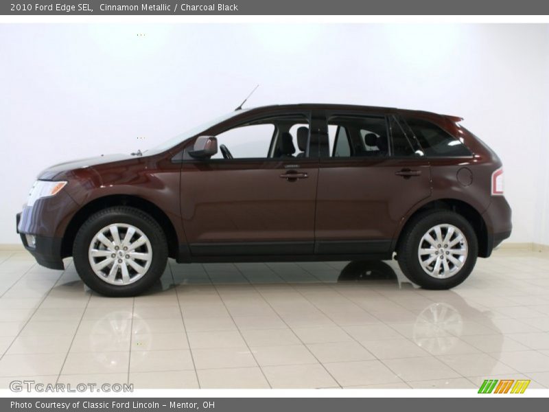 Cinnamon Metallic / Charcoal Black 2010 Ford Edge SEL