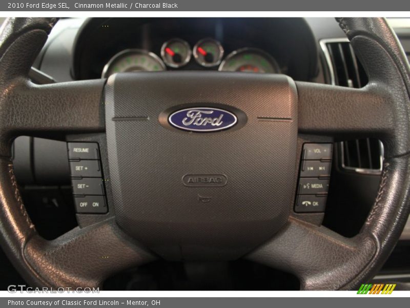 Cinnamon Metallic / Charcoal Black 2010 Ford Edge SEL