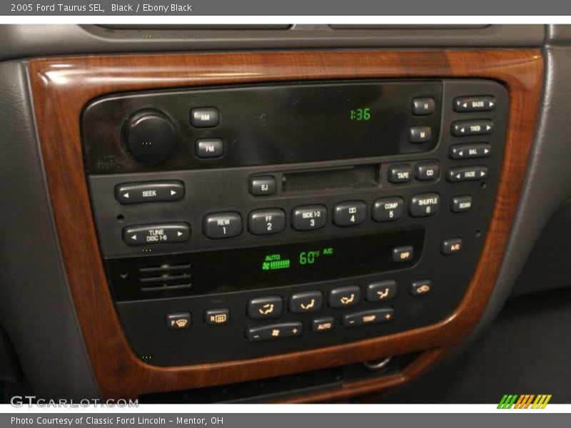 Controls of 2005 Taurus SEL
