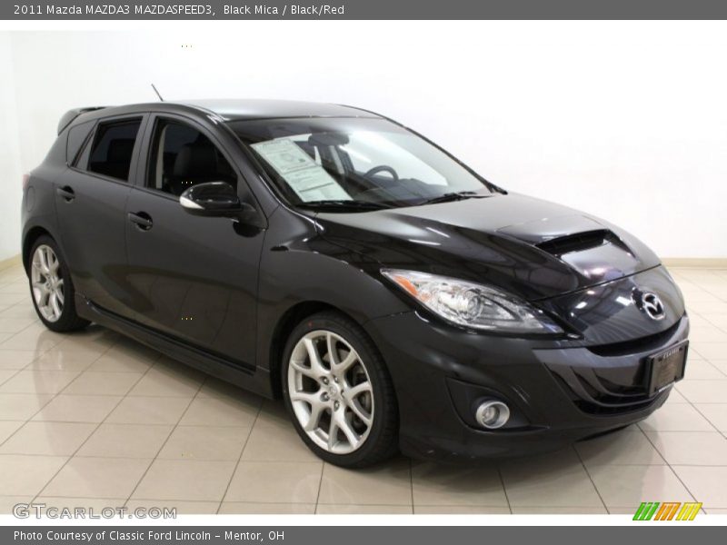 Black Mica / Black/Red 2011 Mazda MAZDA3 MAZDASPEED3