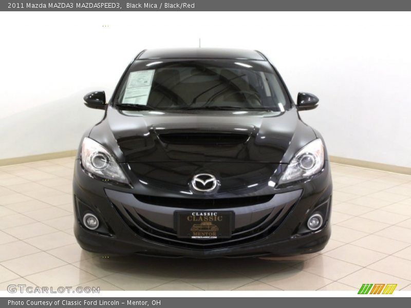Black Mica / Black/Red 2011 Mazda MAZDA3 MAZDASPEED3