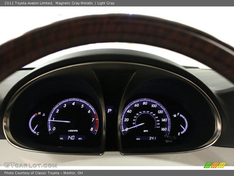 Magnetic Gray Metallic / Light Gray 2011 Toyota Avalon Limited
