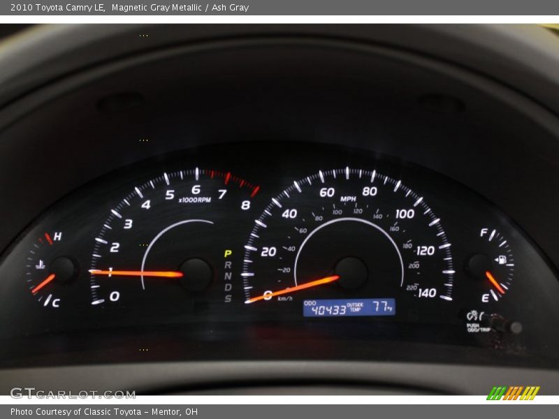 Magnetic Gray Metallic / Ash Gray 2010 Toyota Camry LE