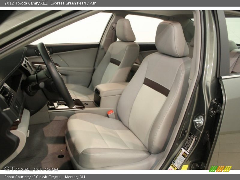 Cypress Green Pearl / Ash 2012 Toyota Camry XLE