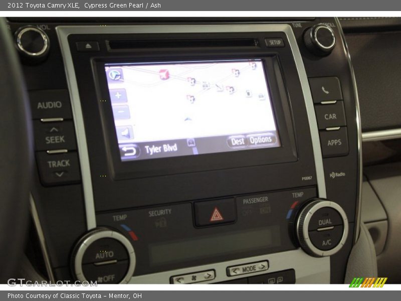 Cypress Green Pearl / Ash 2012 Toyota Camry XLE