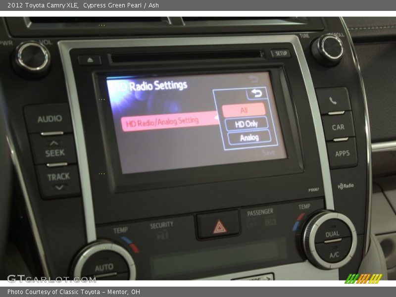 Cypress Green Pearl / Ash 2012 Toyota Camry XLE