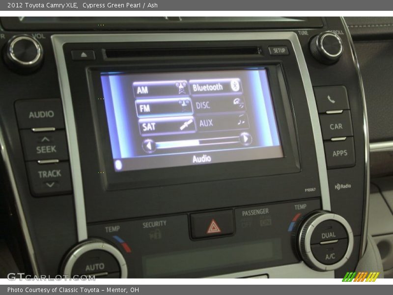 Cypress Green Pearl / Ash 2012 Toyota Camry XLE