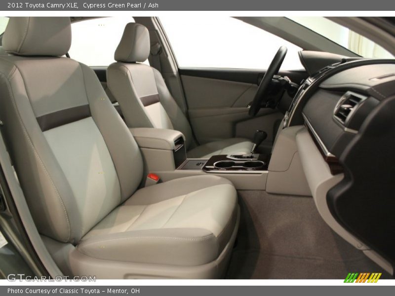 Cypress Green Pearl / Ash 2012 Toyota Camry XLE