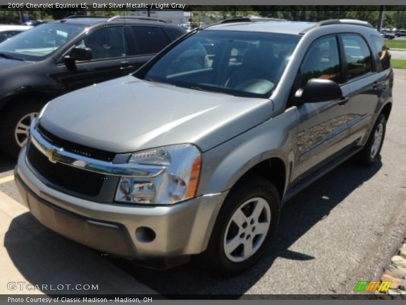 Dark Silver Metallic / Light Gray 2006 Chevrolet Equinox LS