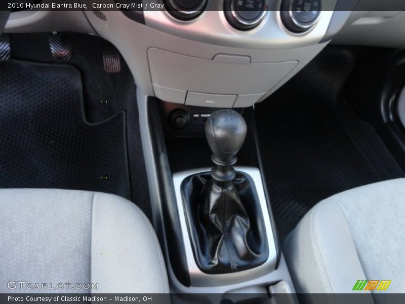 Carbon Gray Mist / Gray 2010 Hyundai Elantra Blue
