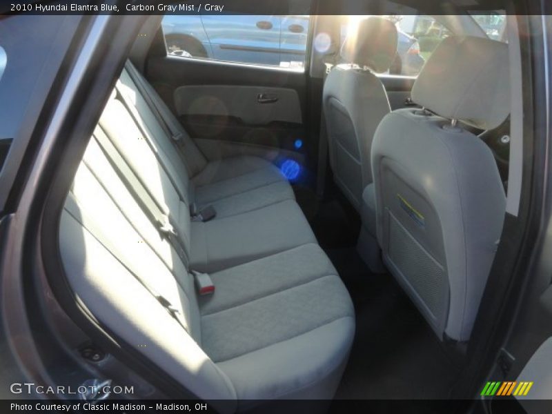 Carbon Gray Mist / Gray 2010 Hyundai Elantra Blue