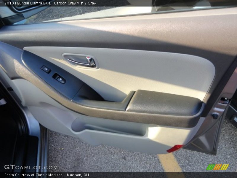 Carbon Gray Mist / Gray 2010 Hyundai Elantra Blue