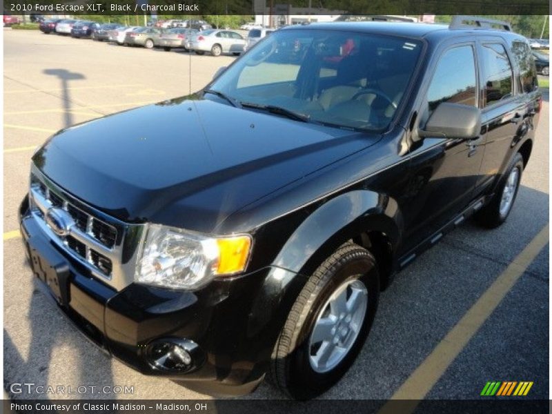 Black / Charcoal Black 2010 Ford Escape XLT