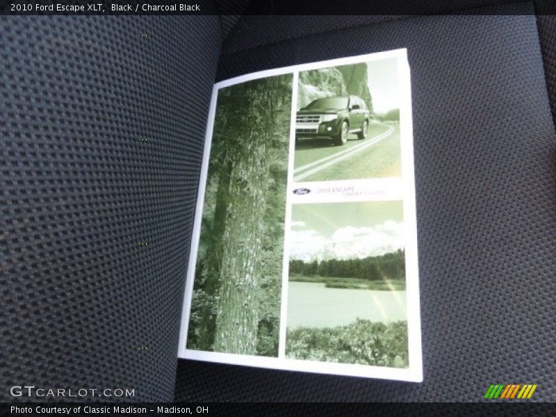 Black / Charcoal Black 2010 Ford Escape XLT