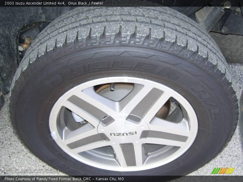 Onyx Black / Pewter 2003 Isuzu Ascender Limited 4x4