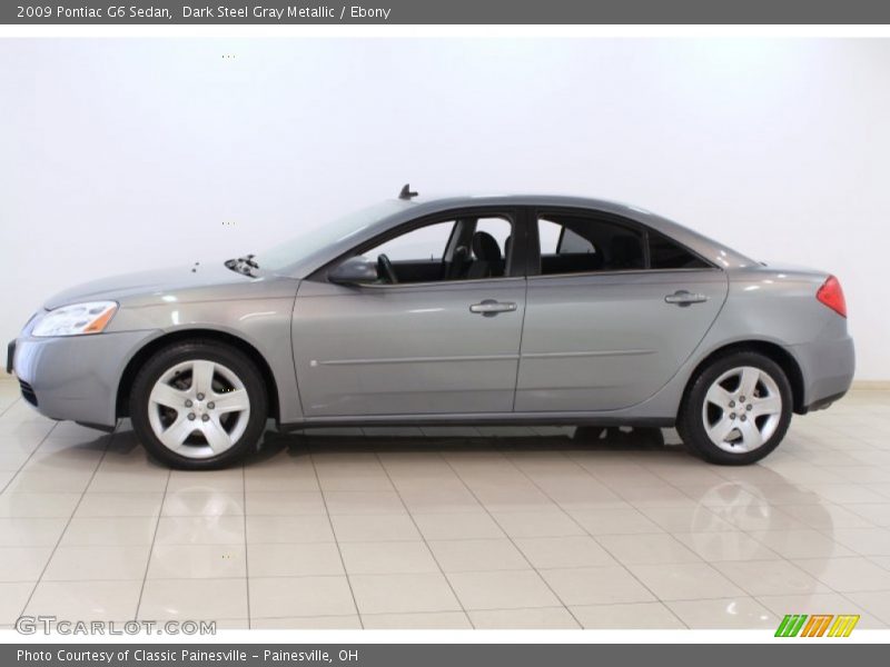 Dark Steel Gray Metallic / Ebony 2009 Pontiac G6 Sedan