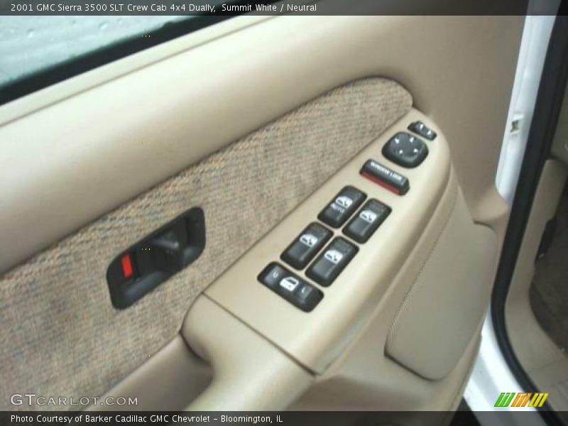 Summit White / Neutral 2001 GMC Sierra 3500 SLT Crew Cab 4x4 Dually