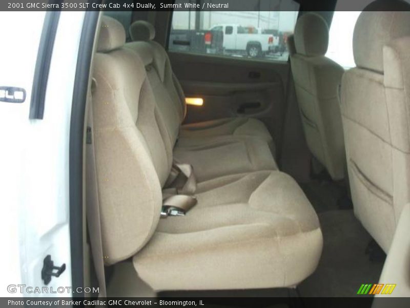 Summit White / Neutral 2001 GMC Sierra 3500 SLT Crew Cab 4x4 Dually