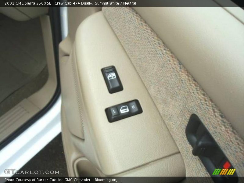 Summit White / Neutral 2001 GMC Sierra 3500 SLT Crew Cab 4x4 Dually