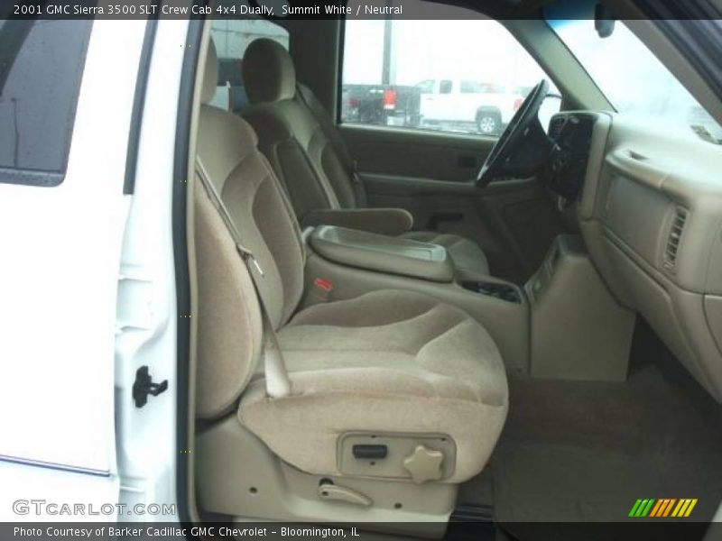 Summit White / Neutral 2001 GMC Sierra 3500 SLT Crew Cab 4x4 Dually