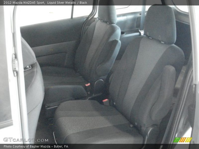 Liquid Silver Metallic / Black 2012 Mazda MAZDA5 Sport