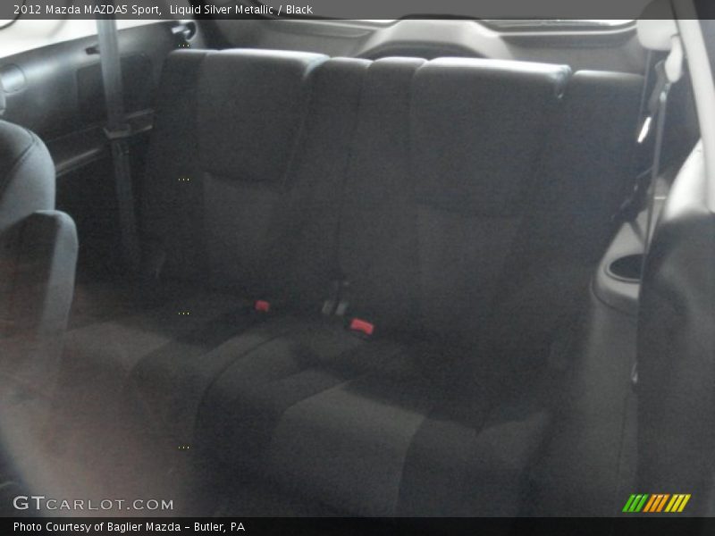 Liquid Silver Metallic / Black 2012 Mazda MAZDA5 Sport