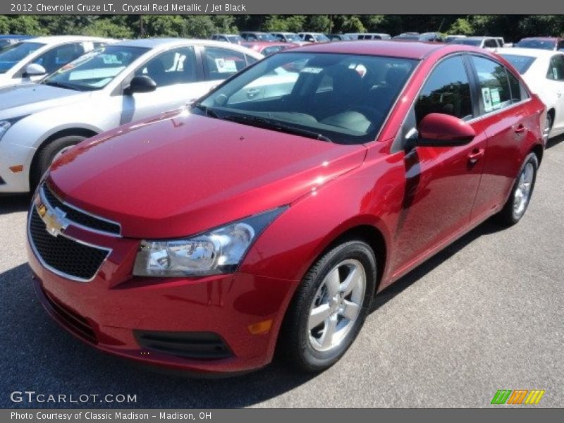 Crystal Red Metallic / Jet Black 2012 Chevrolet Cruze LT