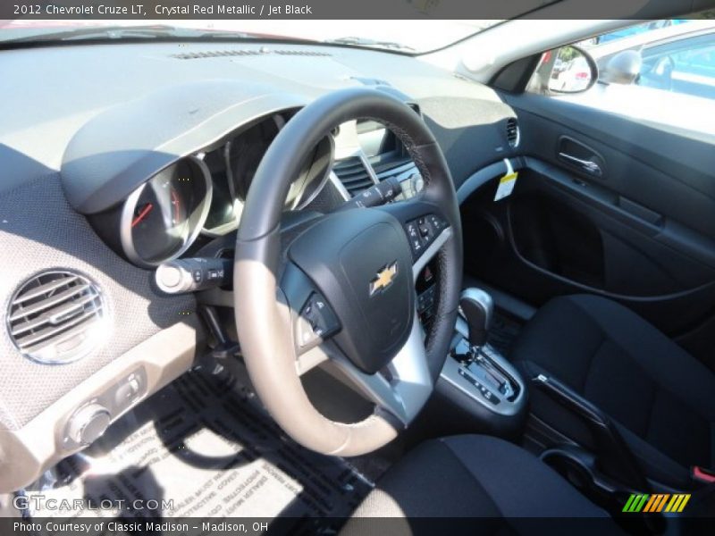Crystal Red Metallic / Jet Black 2012 Chevrolet Cruze LT