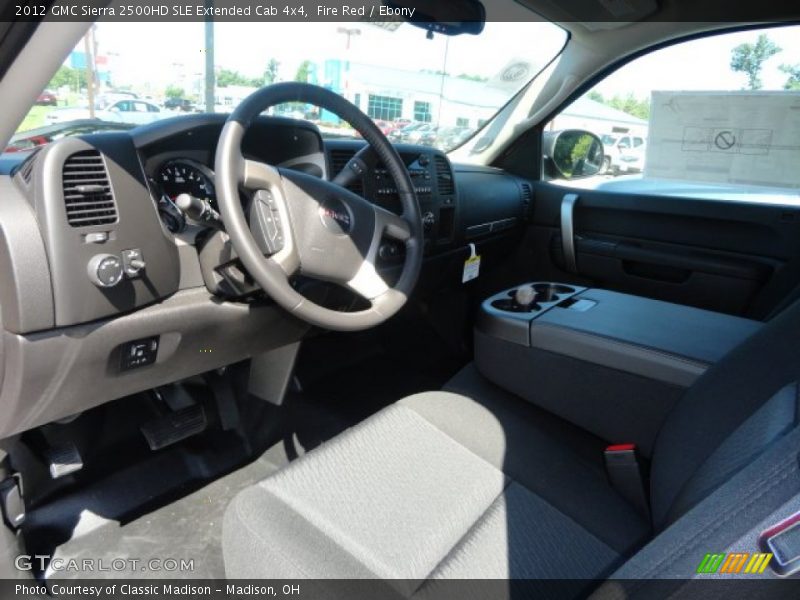 Fire Red / Ebony 2012 GMC Sierra 2500HD SLE Extended Cab 4x4
