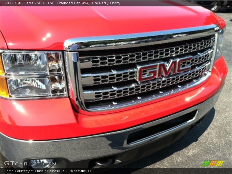 Fire Red / Ebony 2012 GMC Sierra 2500HD SLE Extended Cab 4x4