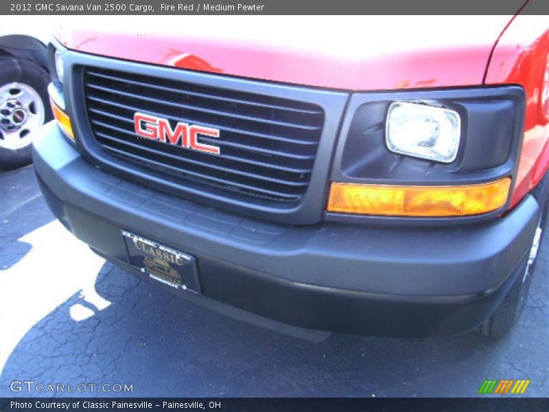 Fire Red / Medium Pewter 2012 GMC Savana Van 2500 Cargo