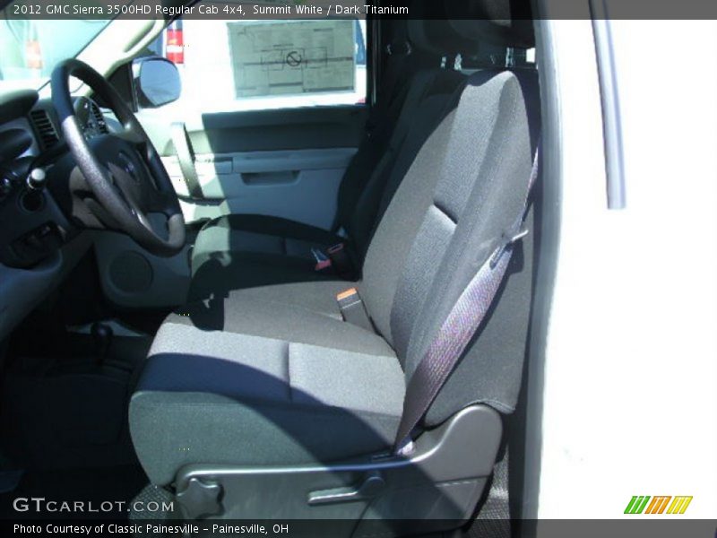 Summit White / Dark Titanium 2012 GMC Sierra 3500HD Regular Cab 4x4