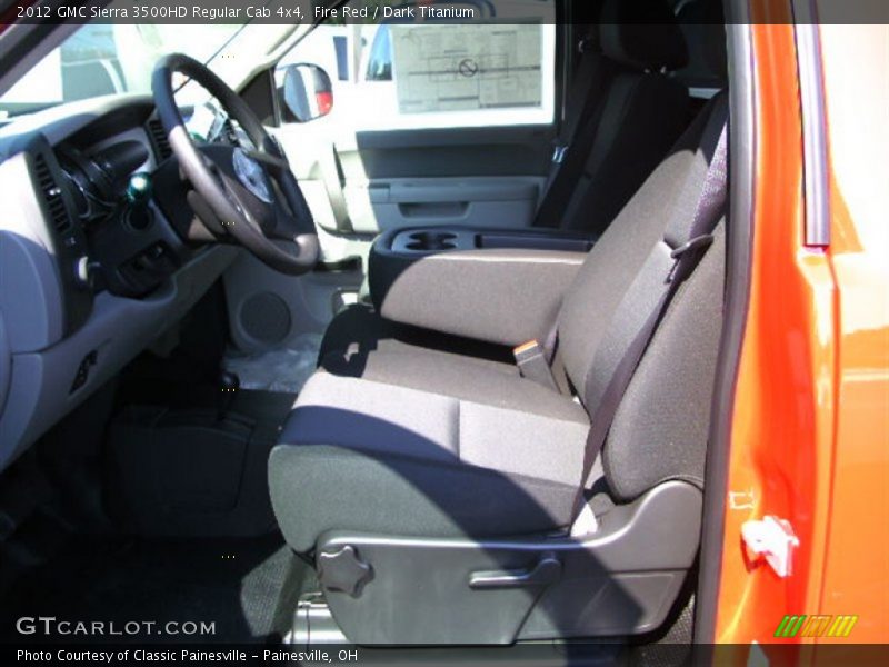 Fire Red / Dark Titanium 2012 GMC Sierra 3500HD Regular Cab 4x4