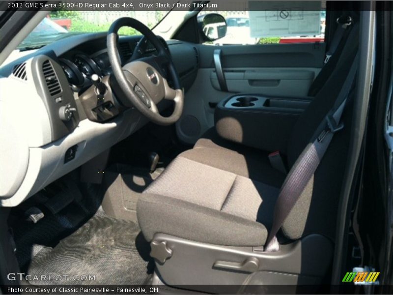 Onyx Black / Dark Titanium 2012 GMC Sierra 3500HD Regular Cab 4x4