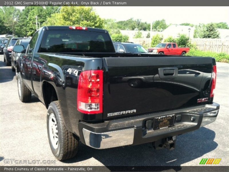 Onyx Black / Dark Titanium 2012 GMC Sierra 3500HD Regular Cab 4x4