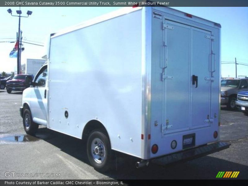 Summit White / Medium Pewter 2008 GMC Savana Cutaway 3500 Commercial Utility Truck