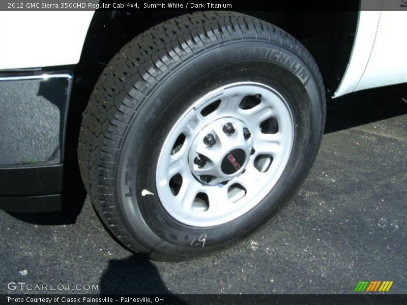 Summit White / Dark Titanium 2012 GMC Sierra 3500HD Regular Cab 4x4