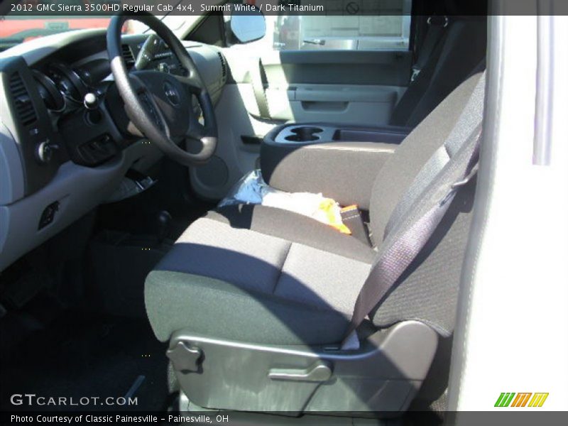 Summit White / Dark Titanium 2012 GMC Sierra 3500HD Regular Cab 4x4