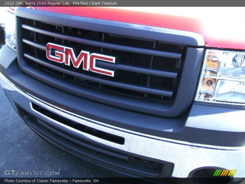 Fire Red / Dark Titanium 2012 GMC Sierra 1500 Regular Cab
