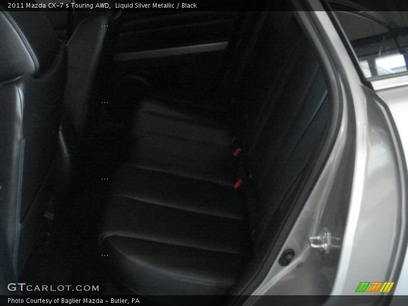 Liquid Silver Metallic / Black 2011 Mazda CX-7 s Touring AWD