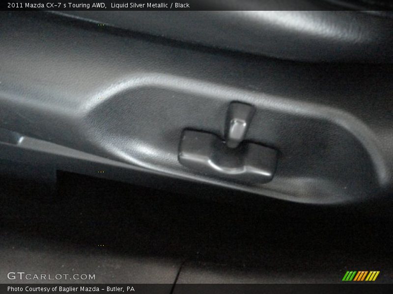 Liquid Silver Metallic / Black 2011 Mazda CX-7 s Touring AWD