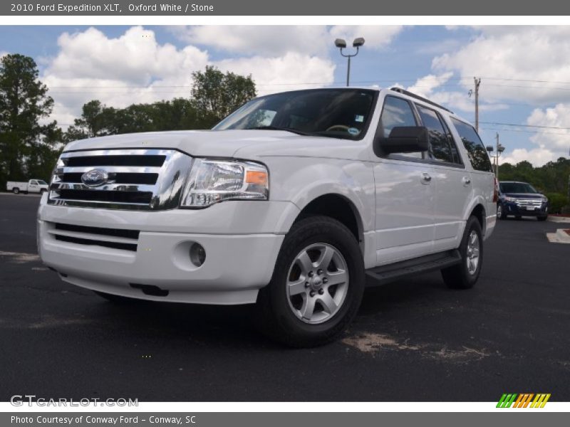 Oxford White / Stone 2010 Ford Expedition XLT