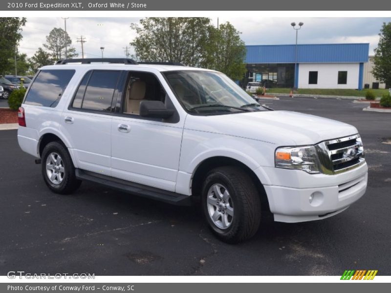 Oxford White / Stone 2010 Ford Expedition XLT