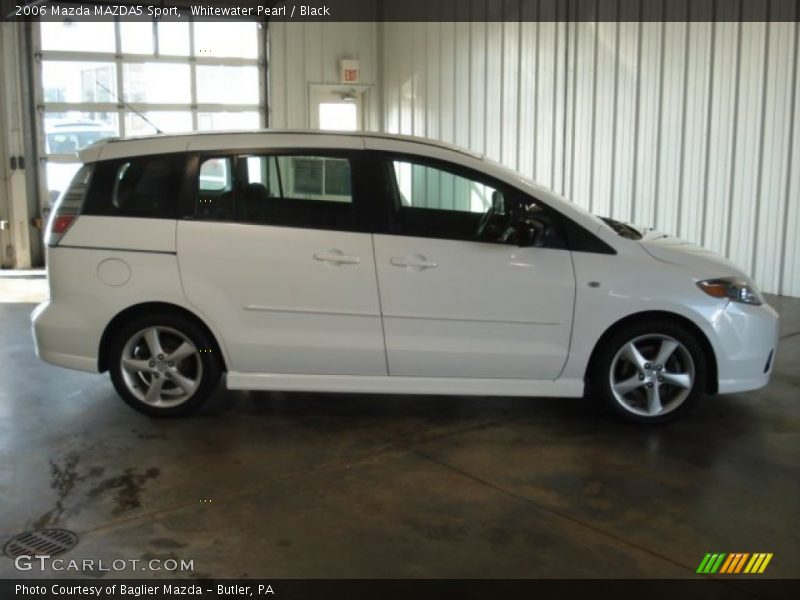 Whitewater Pearl / Black 2006 Mazda MAZDA5 Sport