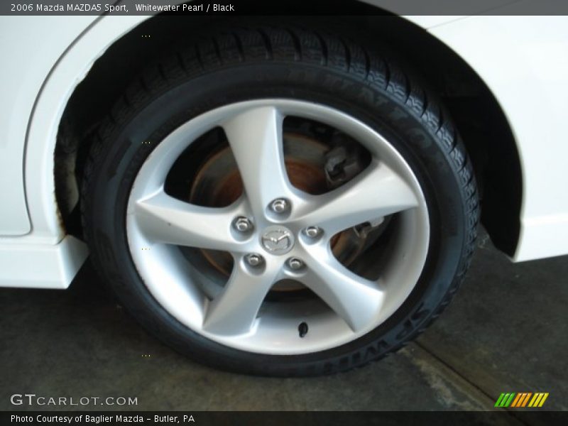 Whitewater Pearl / Black 2006 Mazda MAZDA5 Sport