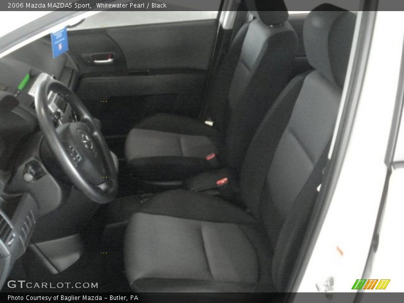 Whitewater Pearl / Black 2006 Mazda MAZDA5 Sport