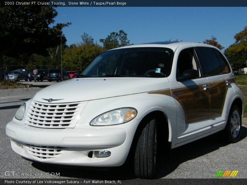 Stone White / Taupe/Pearl Beige 2003 Chrysler PT Cruiser Touring