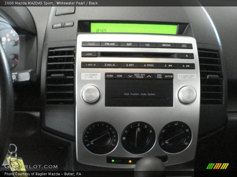 Whitewater Pearl / Black 2006 Mazda MAZDA5 Sport